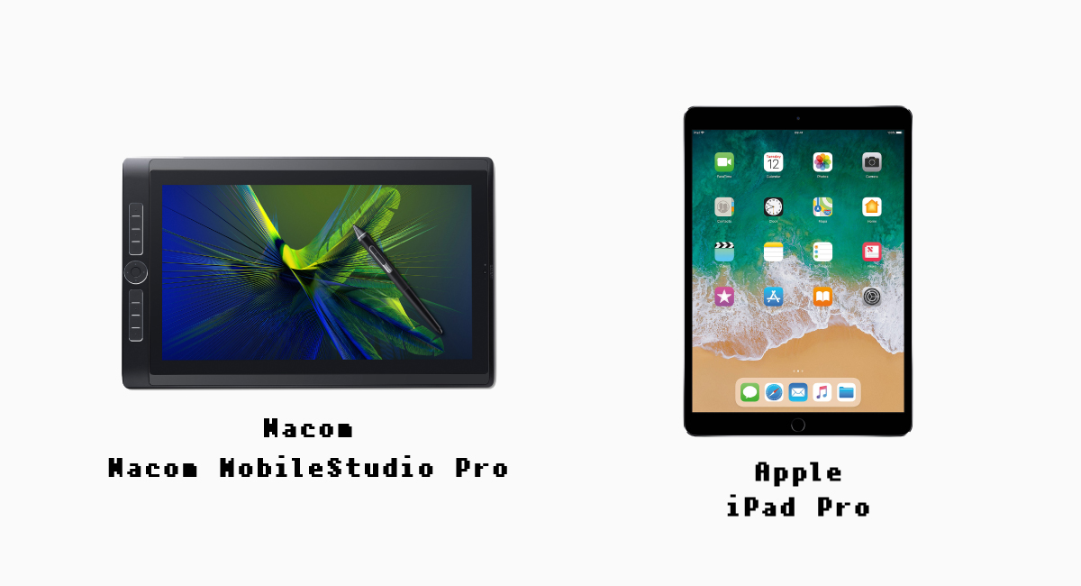 ジッターが発生しないのは、『Wacom MobileStudio Pro』と『iPad Pro』であった。