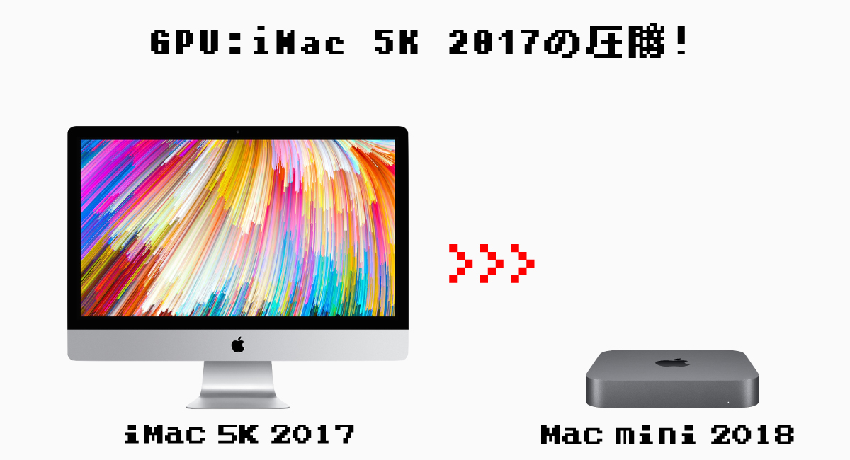 GPU—『iMac 5K 2017』の圧勝！