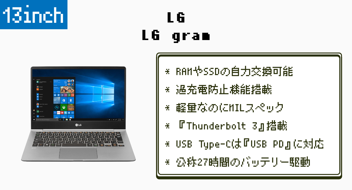 13インチ—LG『LG gram 13Z980-GA56J』