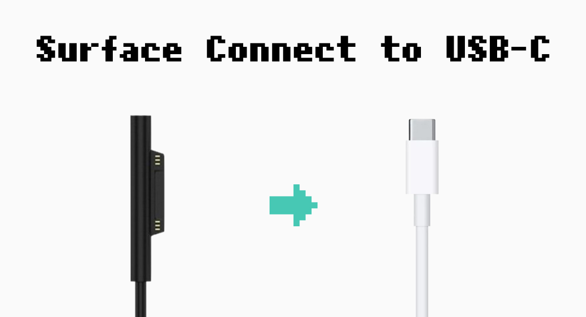 Surface ConnectでUSB-C充電できるアダプター