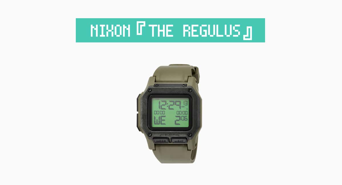 NIXON『THE REGULUS』—メカニック＆ミリタリー腕時計