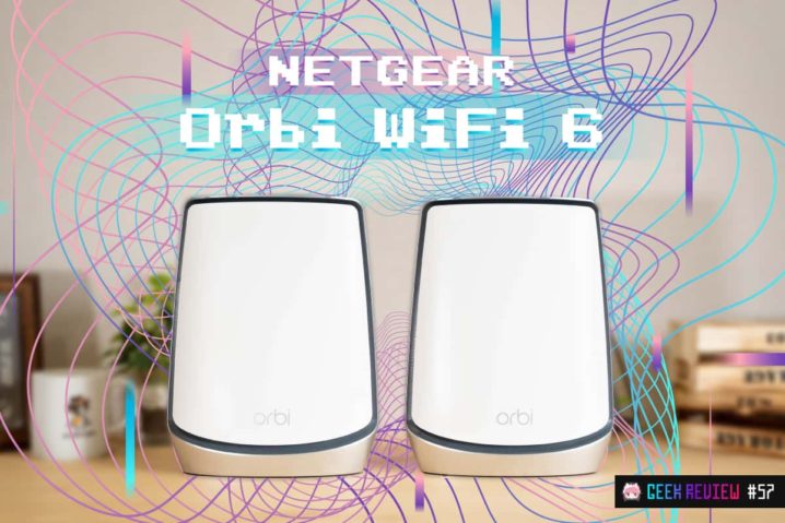 70318円 本物の NETGEAR RBK853-100JPS Orbi WiFi 6 トライバンドメッシュWiFiシステム スターターキット 3台セット