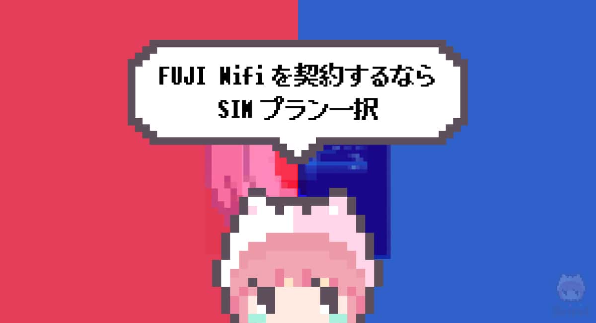 まとめ「FUJI Wifiを契約するならSIMプラン一択」