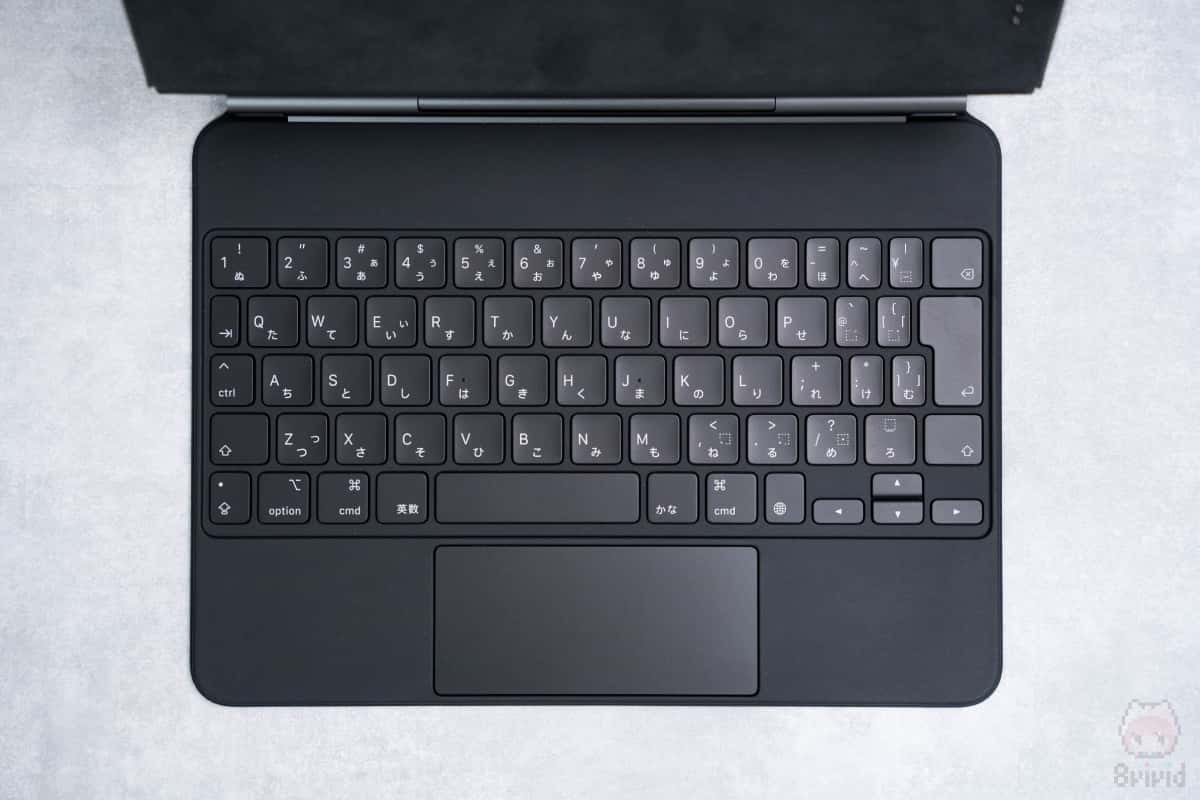 Magic Keyboardキーボード面。