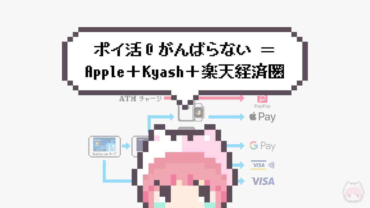 まとめ「ポイ活@がんばらない ＝ Apple ＋ Kyash ＋ 楽天経済圏」
