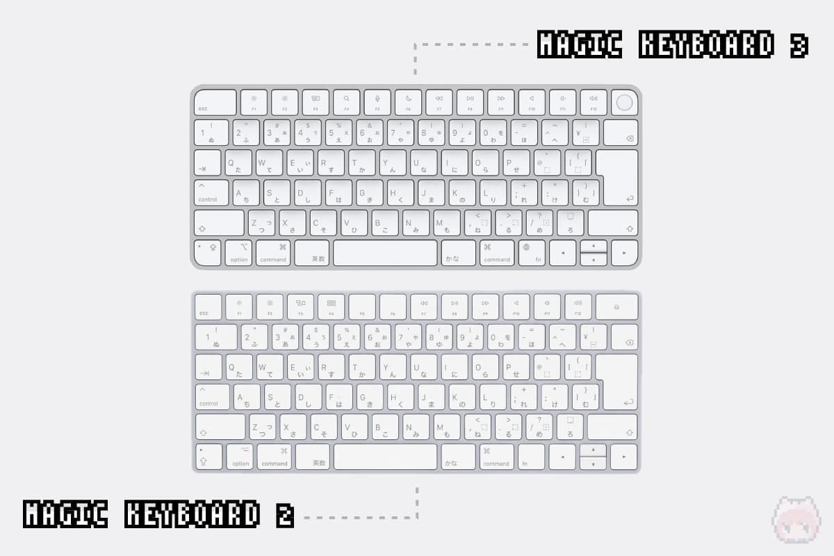 Magic Keyboard 3 vs Magic Keyboard 2