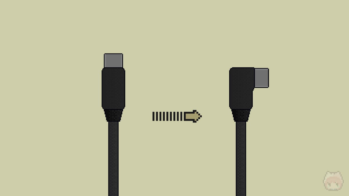 L字USB Type-Cケーブルの活用シーン