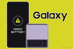 Galaxy Z Flip4が「Check BATTERY」と表示されて充電できない！