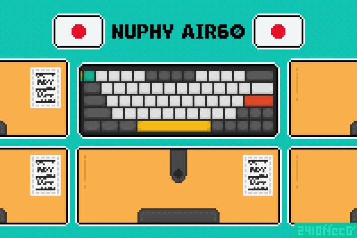 60%キーボード『NuPhy Air60』が日本上陸していた