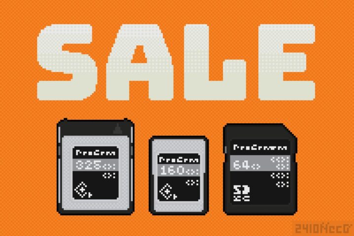 ProGrade Digital製CFexpressカードが セール ＋ ダブルポイント の特価販売中